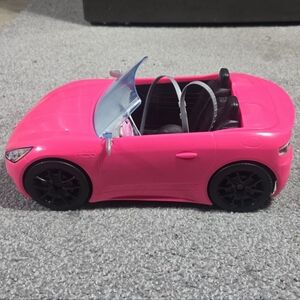 Barbie Hot Pink Convertible Car